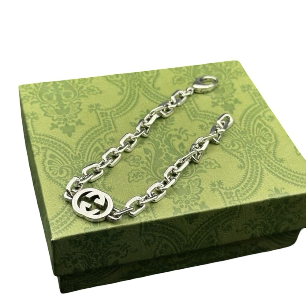 Gucci Interlocking Chain Bracelet